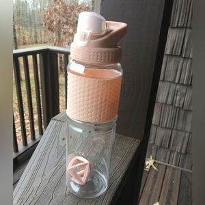 Peach and Clear Water Bottle